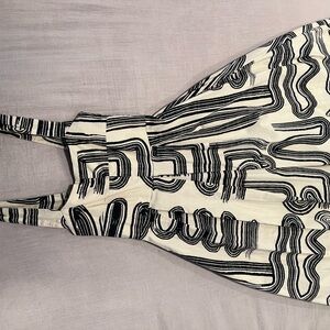 Stylish Black and White Women's Dress